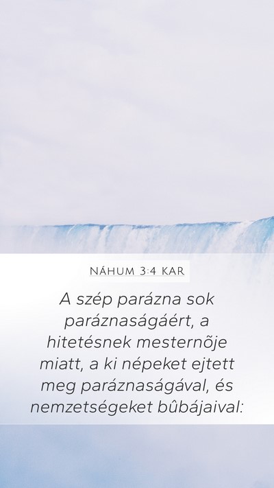 Náhum 3:4 KAR Bible Verse Image