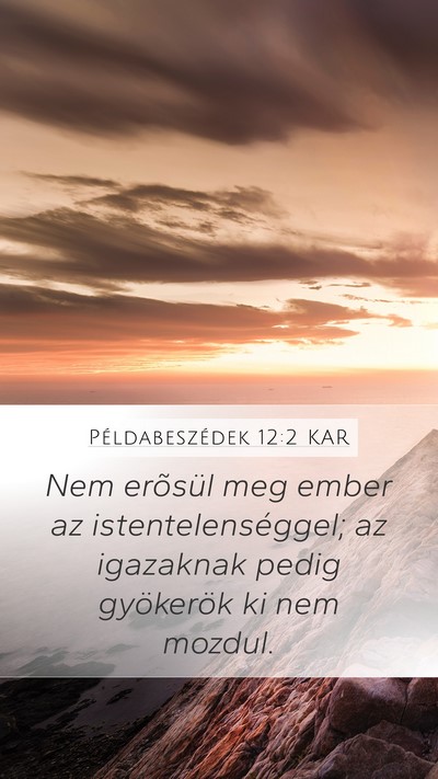 Példabeszédek 12:2 KAR Bible Verse Image
