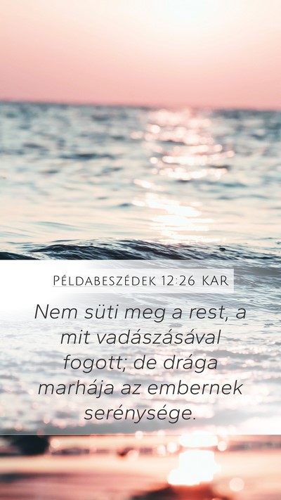 Példabeszédek 12:26 KAR Bible Verse Image
