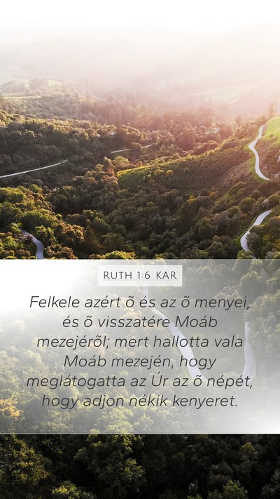 Ruth 1:6 KAR Bible Verse Image