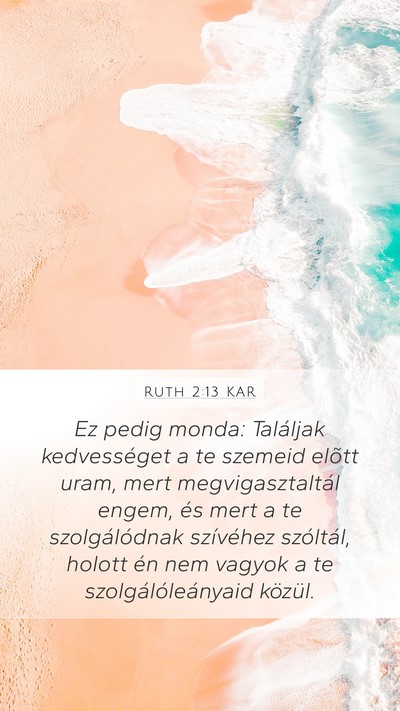 Ruth 2:13 KAR Bible Verse Image