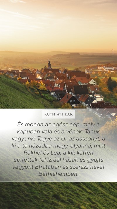Ruth 4:11 KAR Bible Verse Image