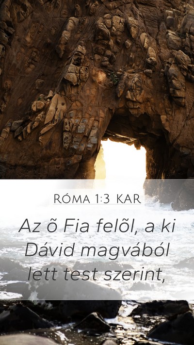 Róma 1:3 KAR Bible Verse Image