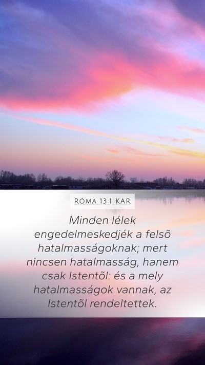 Róma 13:1 KAR Bible Verse Image