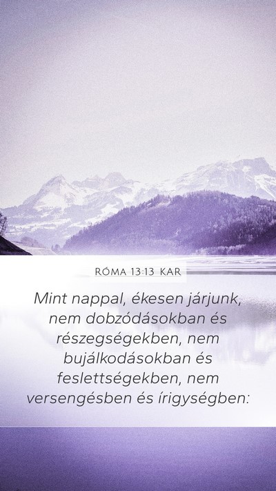 Róma 13:13 KAR Bible Verse Image