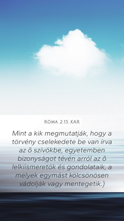 Róma 2:15 KAR Bible Verse Image