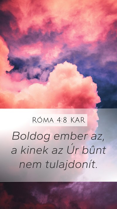 Róma 4:8 KAR Bible Verse Image