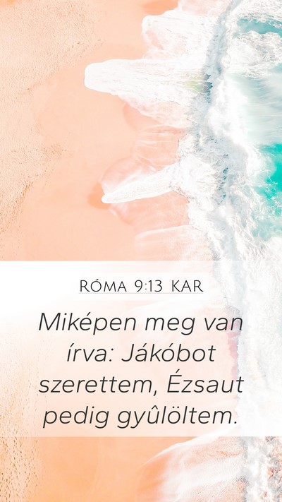 Róma 9:13 KAR Bible Verse Image