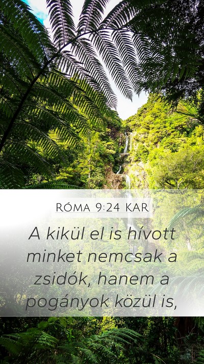 Róma 9:24 KAR Bible Verse Image