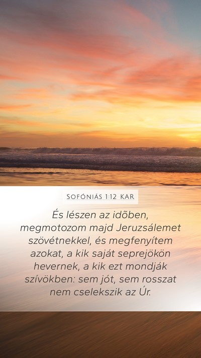 Sofóniás 1:12 KAR Bible Verse Image