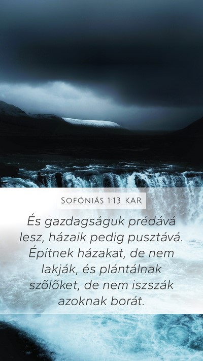 Sofóniás 1:13 KAR Bible Verse Image