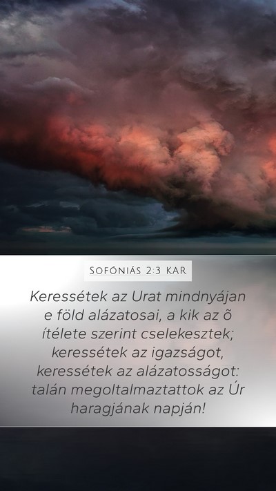 Sofóniás 2:3 KAR Bible Verse Image