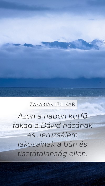 Zakariás 13:1 KAR Bible Verse Image