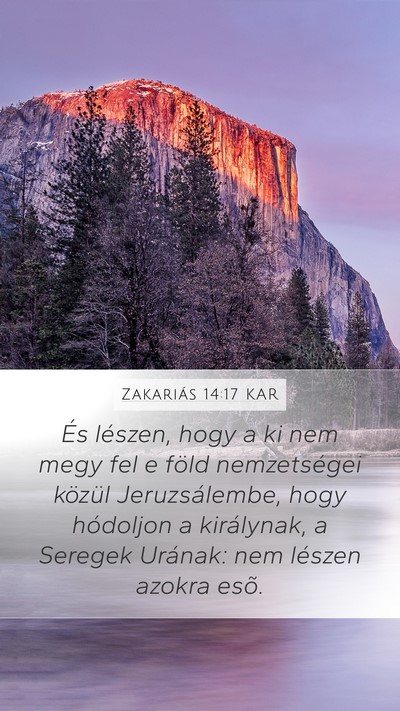 Zakariás 14:17 KAR Bible Verse Image