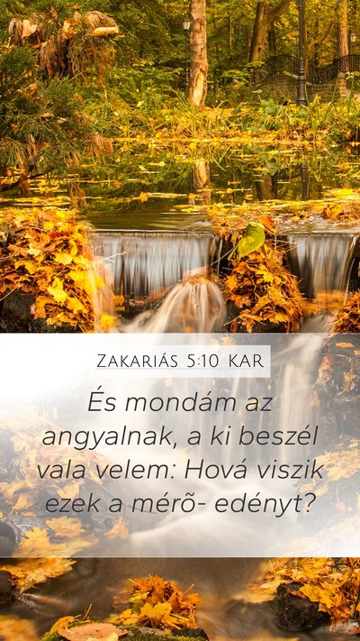 Zakariás 5:10 KAR Bible Verse Image