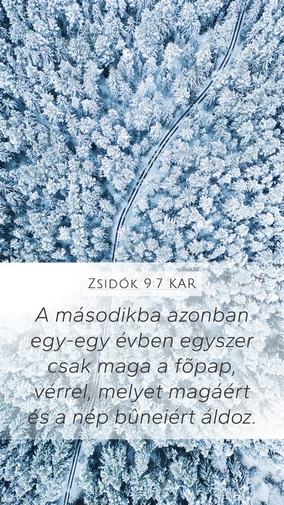 Zsidók 9:7 KAR Bible Verse Image