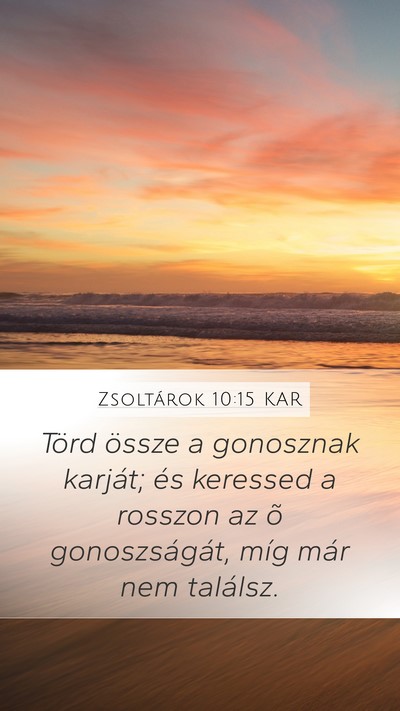 Zsoltárok 10:15 KAR Bible Verse Image