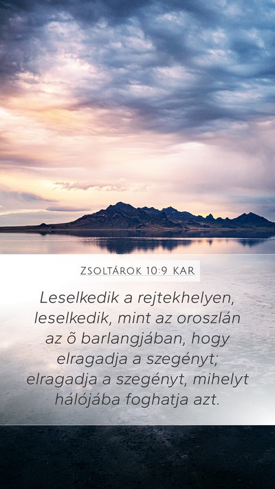 Zsoltárok 10:9 KAR Bible Verse Image