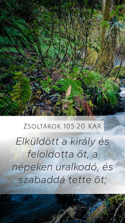 Zsoltárok 105:20 KAR Bible Verse Image