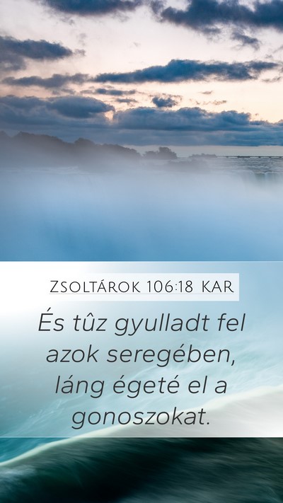 Zsoltárok 106:18 KAR Bible Verse Image