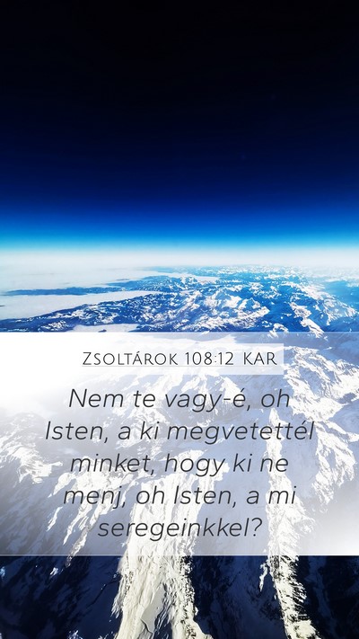 Zsoltárok 108:12 KAR Bible Verse Image