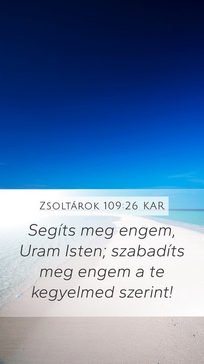 Zsoltárok 109:26 KAR Bible Verse Image
