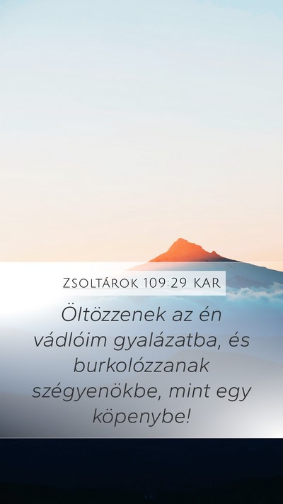 Zsoltárok 109:29 KAR Bible Verse Image