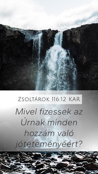 Zsoltárok 116:12 KAR Bible Verse Image