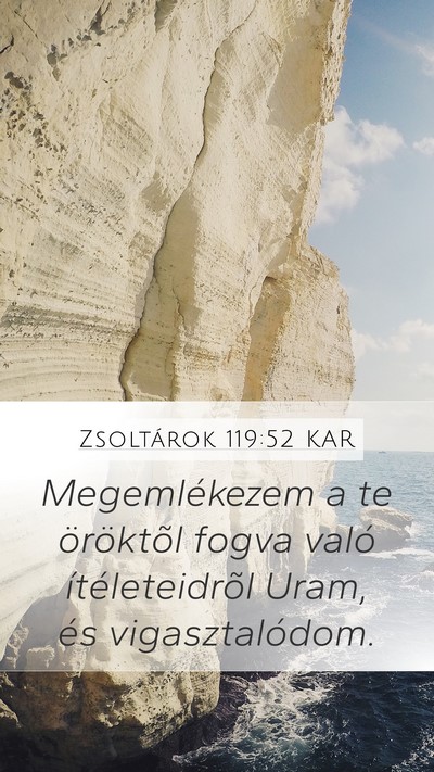 Zsoltárok 119:52 KAR Bible Verse Image