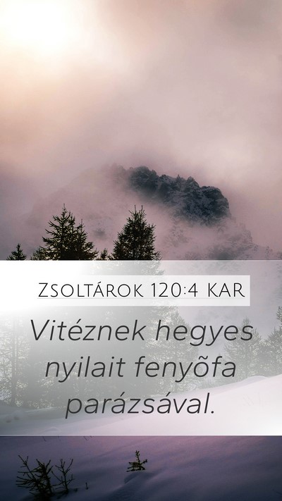 Zsoltárok 120:4 KAR Bible Verse Image