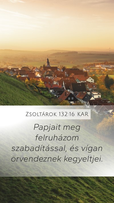 Zsoltárok 132:16 KAR Bible Verse Image