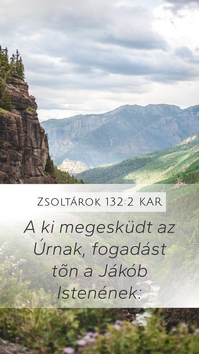 Zsoltárok 132:2 KAR Bible Verse Image