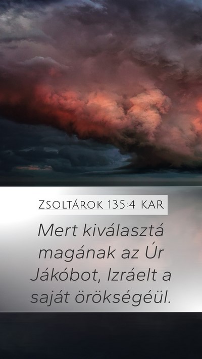 Zsoltárok 135:4 KAR Bible Verse Image