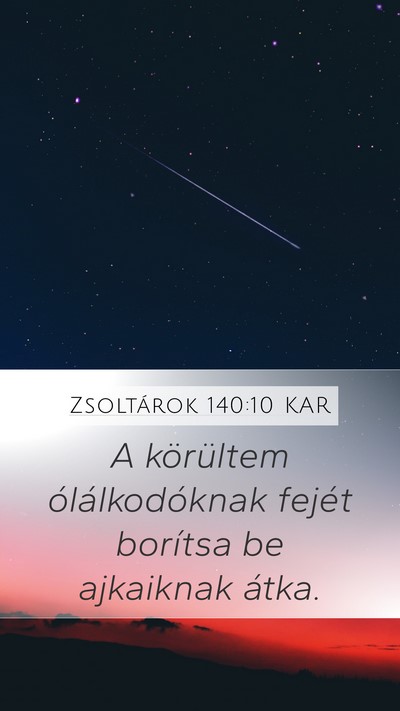 Zsoltárok 140:10 KAR Bible Verse Image