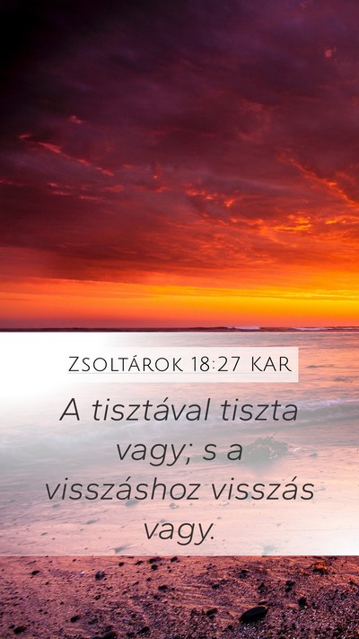 Zsoltárok 18:27 KAR Bible Verse Image