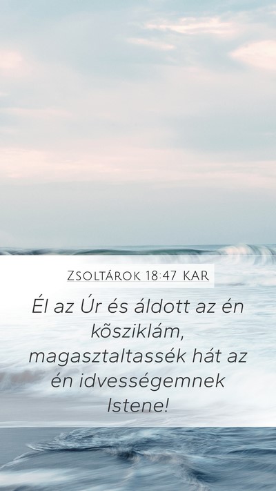 Zsoltárok 18:47 KAR Bible Verse Image