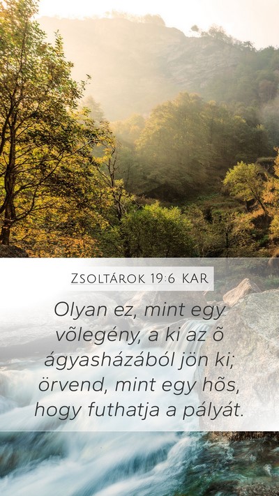 Zsoltárok 19:6 KAR Bible Verse Image