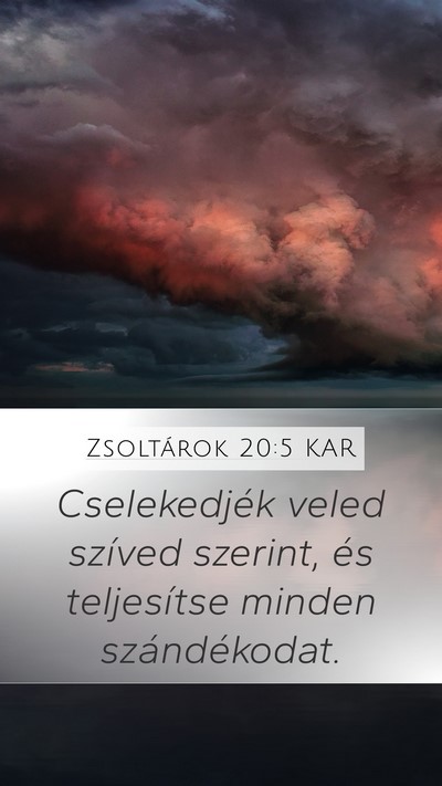 Zsoltárok 20:5 KAR Bible Verse Image