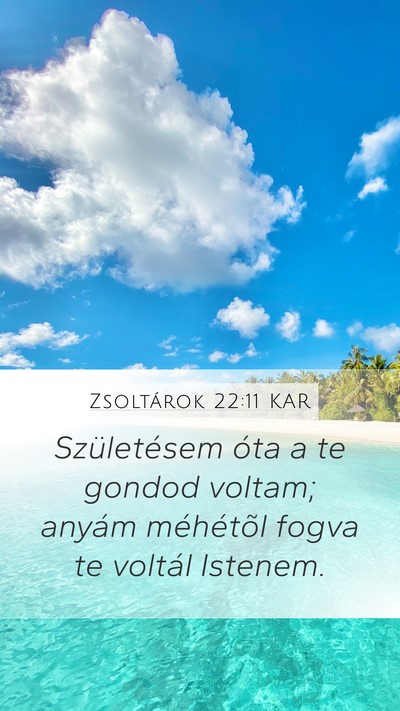 Zsoltárok 22:11 KAR Bible Verse Image