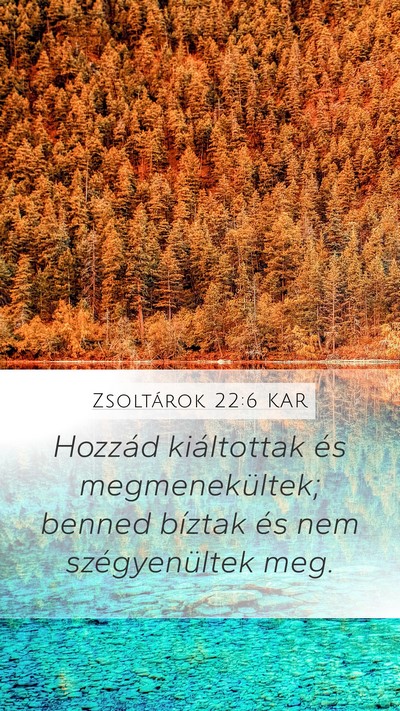 Zsoltárok 22:6 KAR Bible Verse Image