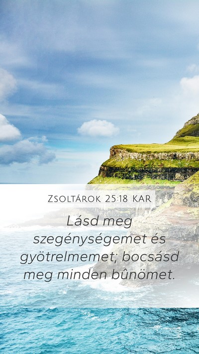 Zsoltárok 25:18 KAR Bible Verse Image