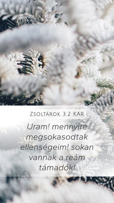 Zsoltárok 3:2 KAR Bible Verse Image