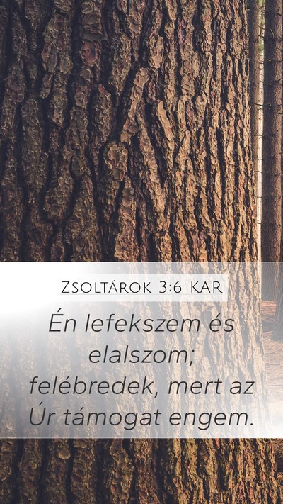 Zsoltárok 3:6 KAR Bible Verse Image