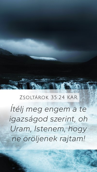 Zsoltárok 35:24 KAR Bible Verse Image