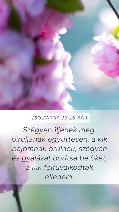 Zsoltárok 35:26 KAR Bible Verse Image