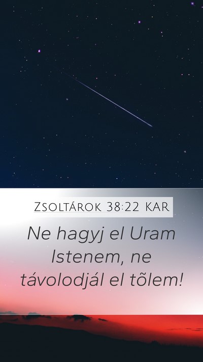 Zsoltárok 38:22 KAR Bible Verse Image