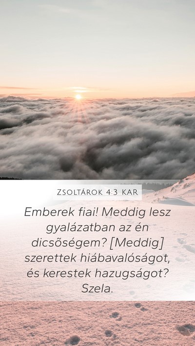 Zsoltárok 4:3 KAR Bible Verse Image