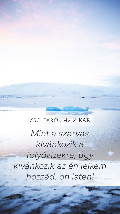 Zsoltárok 42:2 KAR Bible Verse Image