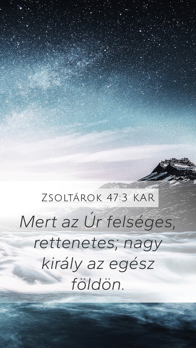 Zsoltárok 47:3 KAR Bible Verse Image