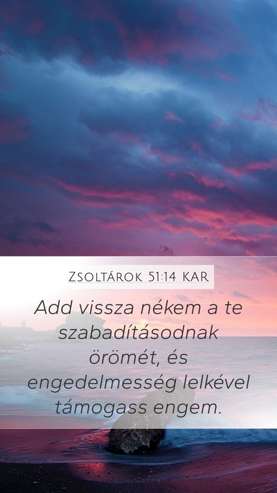 Zsoltárok 51:14 KAR Bible Verse Image